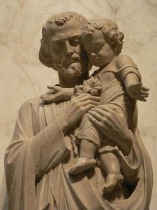 Saint Joseph et enfant Jésus